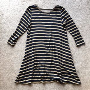 Ava Sky striped 3/4 sleeve dress XS